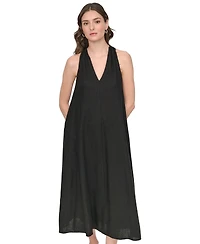 Dkny Jeans Women's V-Neck Racerback Swing Dress