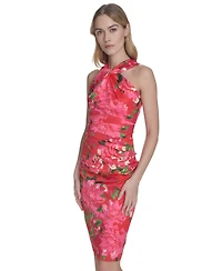 Eliza J Women's Twist Halter-Neck Sheath Dress