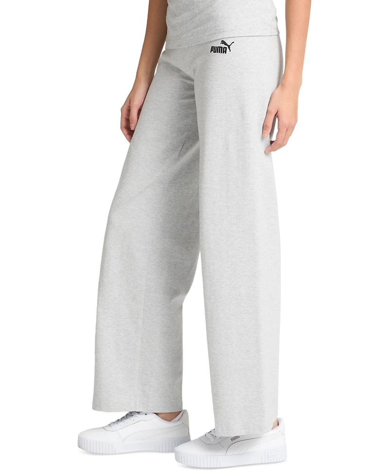 Puma Women's Essential Logo Mid-Rise Full-Length Pants
