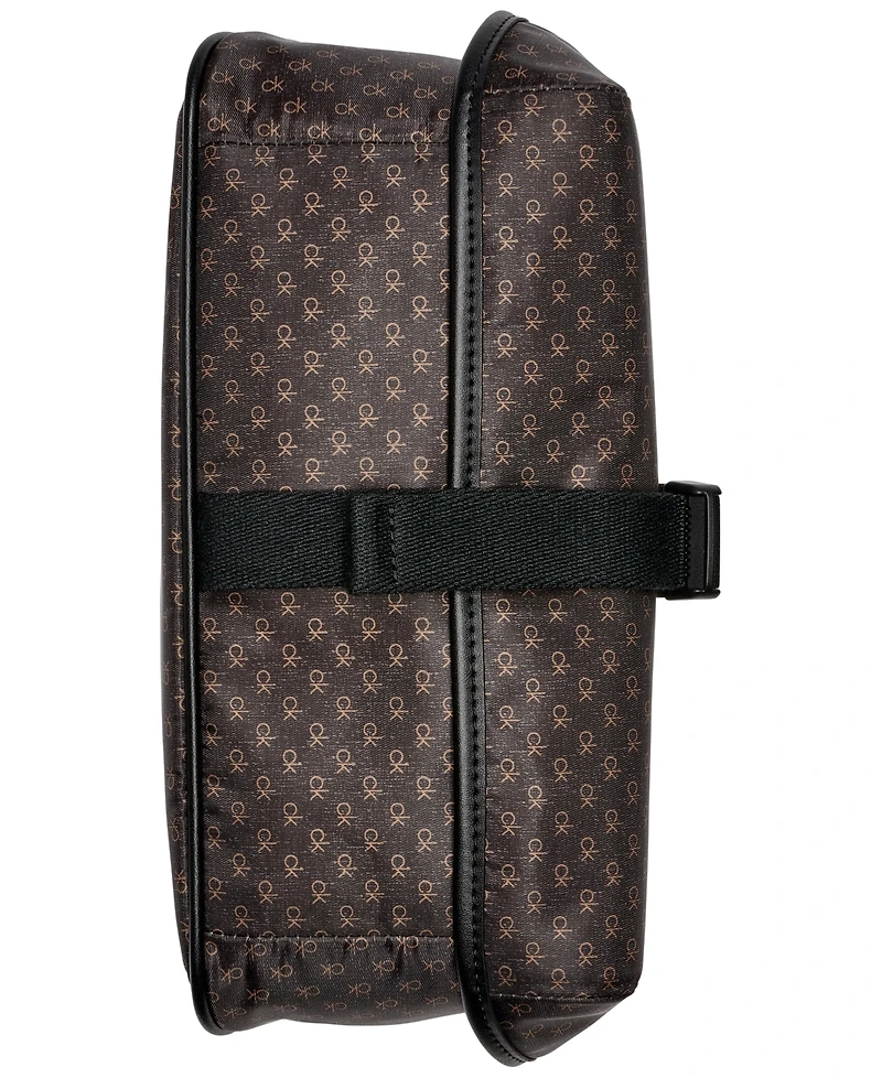 Calvin Klein Elora Nylon Mini Signature Top Zipper Crossbody