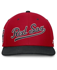 Nike Men's Red/Navy Boston Red Sox Cooperstown Collection Pro Performance Snapback Hat