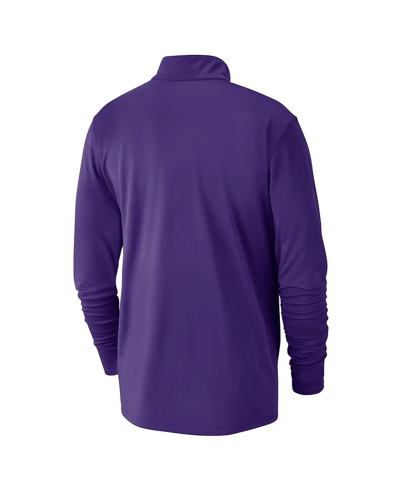 Nike Men's Purple Phoenix Suns 2024/25 City Edition Authentic Coaches Performance Half-Zip Top
