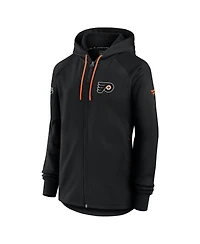 Fanatics Women's Black Philadelphia Flyers Authentic Pro Rink Fleece Full-Zip Jacket