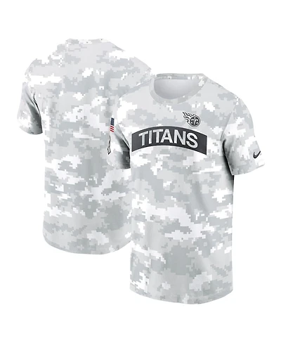 Nike Men's Arctic Camo Tennessee Titans 2024 Salute To Service Performance T-Shirt