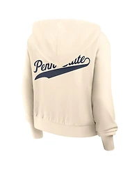 Nike Women's Cream Penn State Nittany Lions Chill Full-Zip Hoodie