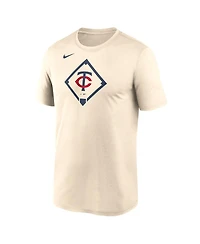 Nike Men's Cream Minnesota Twins Icon Legend Performance T-Shirt
