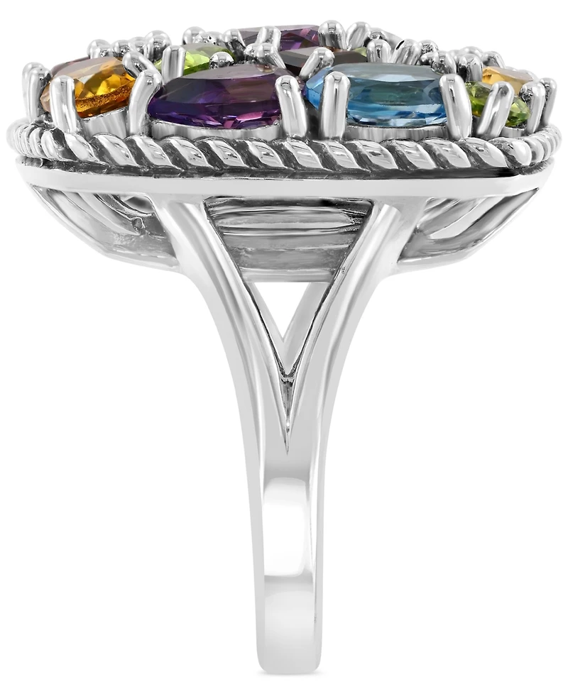 Effy Multi-Gemstone Statement Ring (7 ct. t.w.) in Sterling Silver