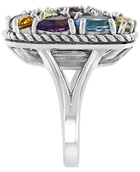 Effy Multi-Gemstone Statement Ring (7 ct. t.w.) in Sterling Silver