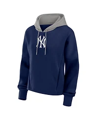 Fanatics Women's Navy New York Yankees Oversized Legacy Favorite Spectator Pullover Hoodie