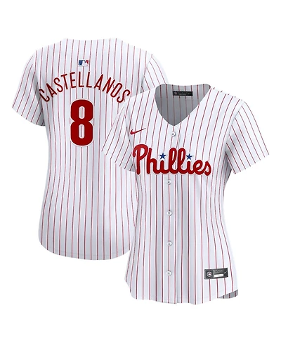 Nike Women's Nick Castellanos White Philadelphia Phillies Home Limited Player Jersey