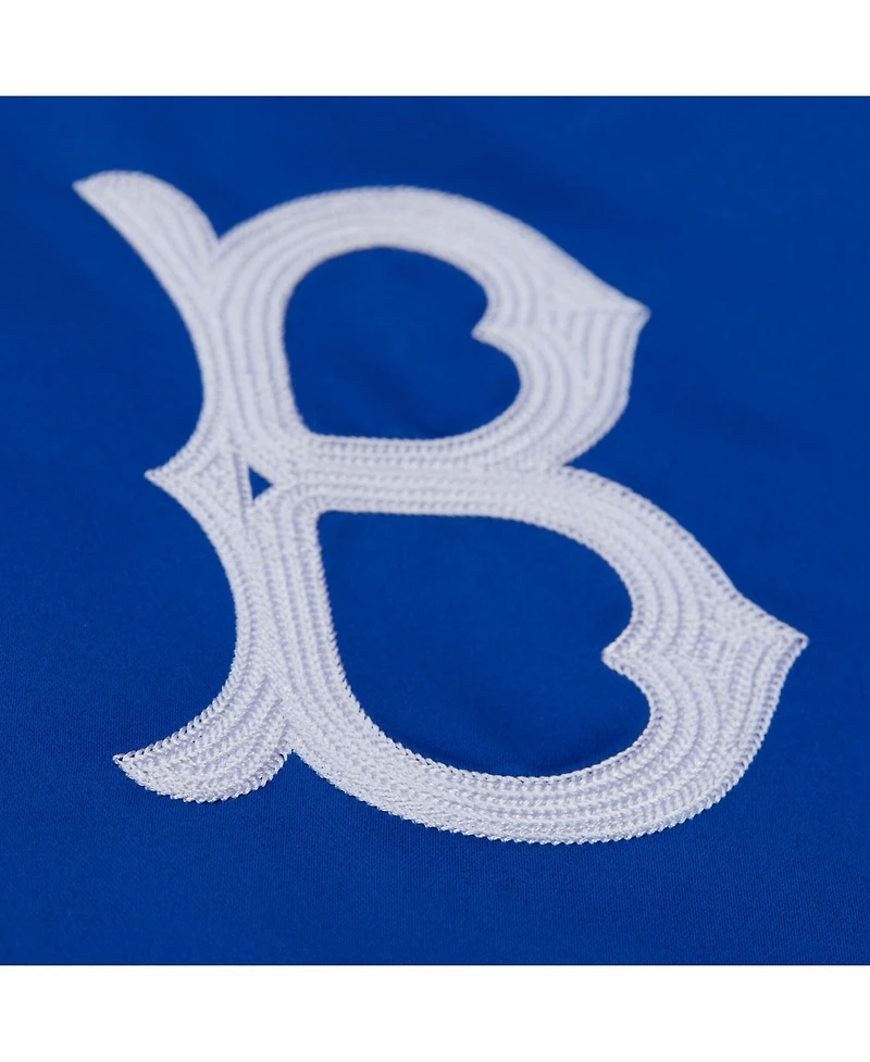 Mitchell & Ness Men's Jackie Robinson Royal Brooklyn Dodgers Legends Collection Vintage Satin Full-Snap Jacket