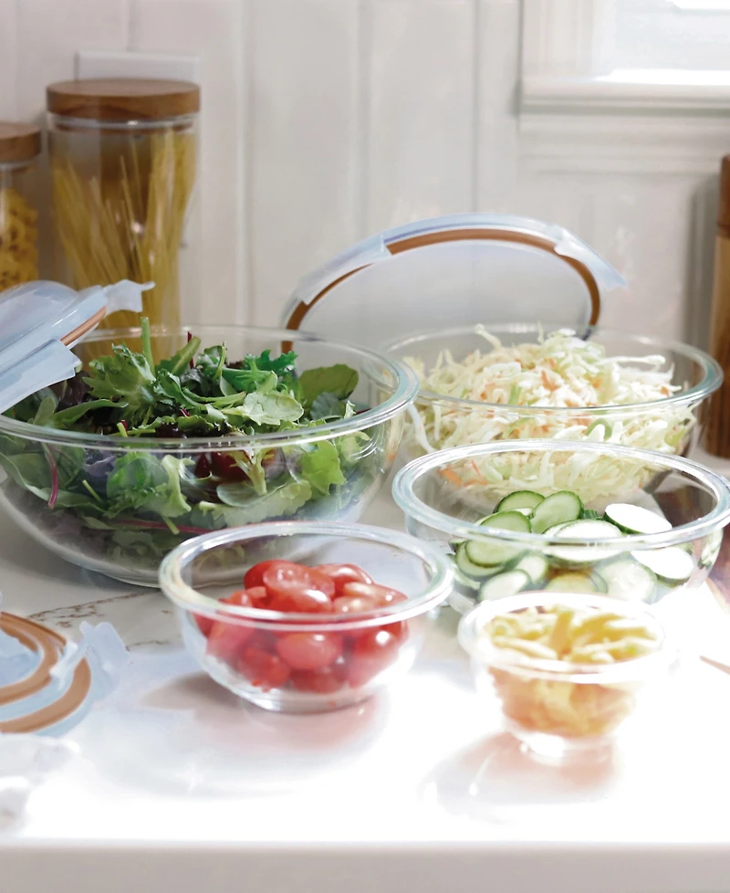 Sedona Kitchen 10-Piece Nesting Glass Bowl Set