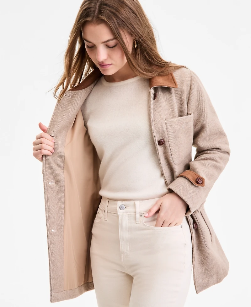 Steve Madden Women's Belted Single-Breasted Jacket