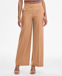 Tahari Asl Women's Mid-Rise Wide-Leg Pants