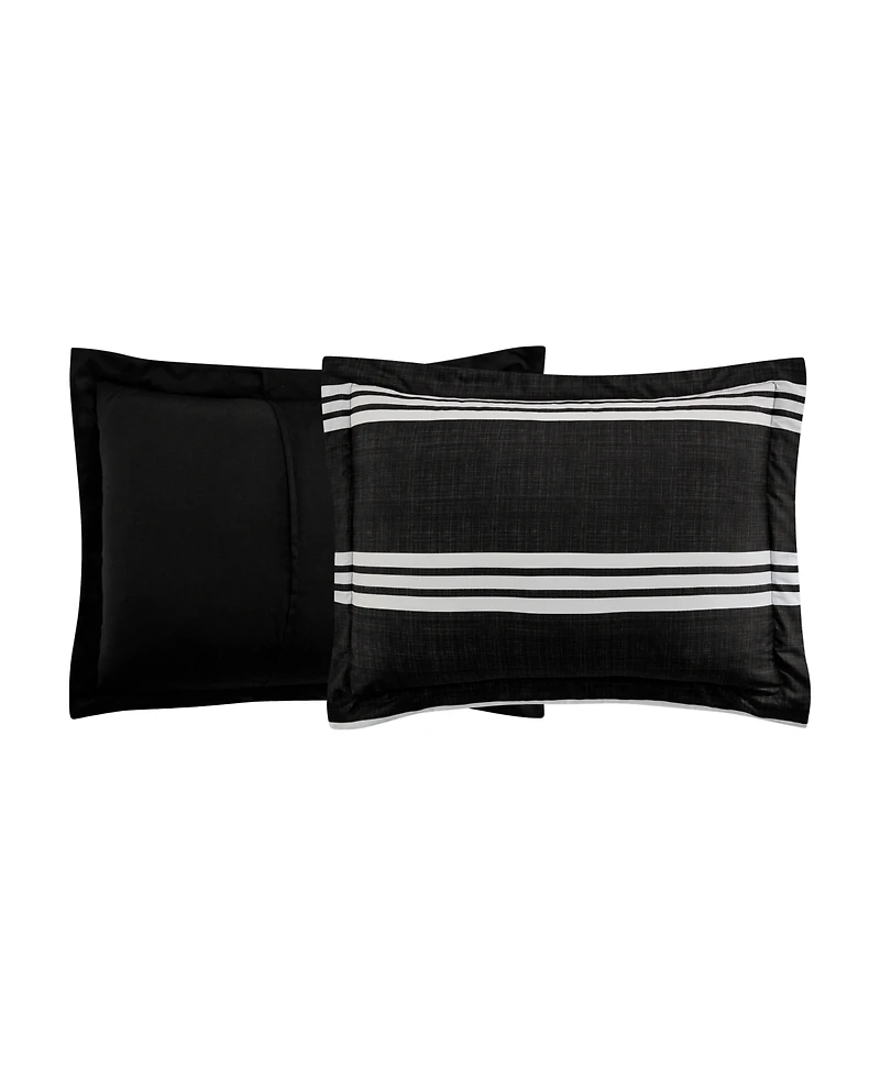 Sunham Aiden Striped 8-Pc. Comforter Sets, Exclusively at Macy's