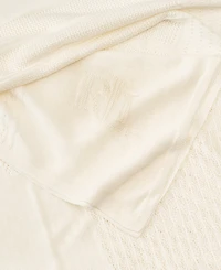 Lauren Ralph Lauren Pointelle Patchwork Wrap