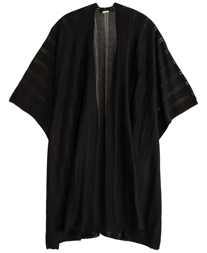 Lauren Ralph Sheer Stripe Ruana