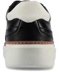 Vance Co. Men's Hustle Comfort Perforated Low Top Flexible Court Sneakers