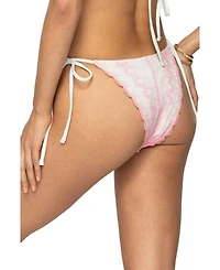 Edikted Women's Clayton Lace String Bikini Bottom
