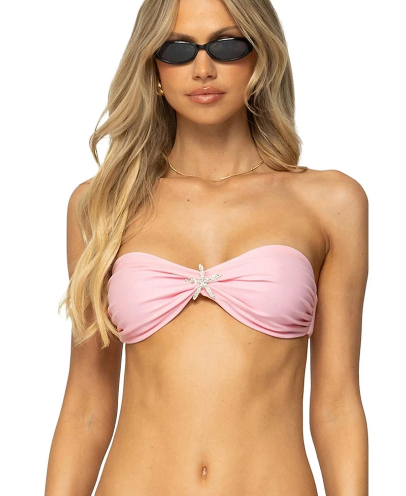 Edikted Women's Starfish Bandeau Bikini Top