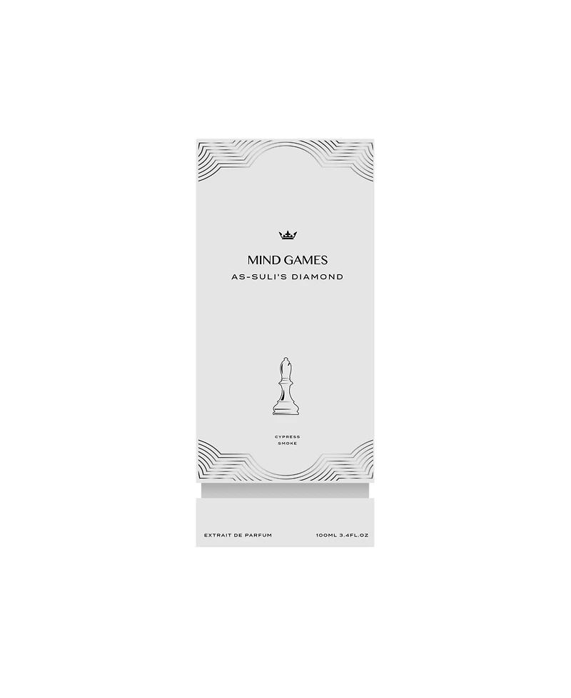 Mind Games As-Suli's Diamond - Luxury Perfume with Notes of Bergamot, Madagascar & Amberwood - Elegant Extrait de Parfum for Women & Men