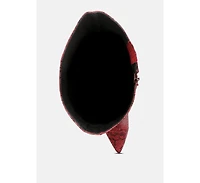 Women's Catalina Snake Print Stiletto Knee Boots