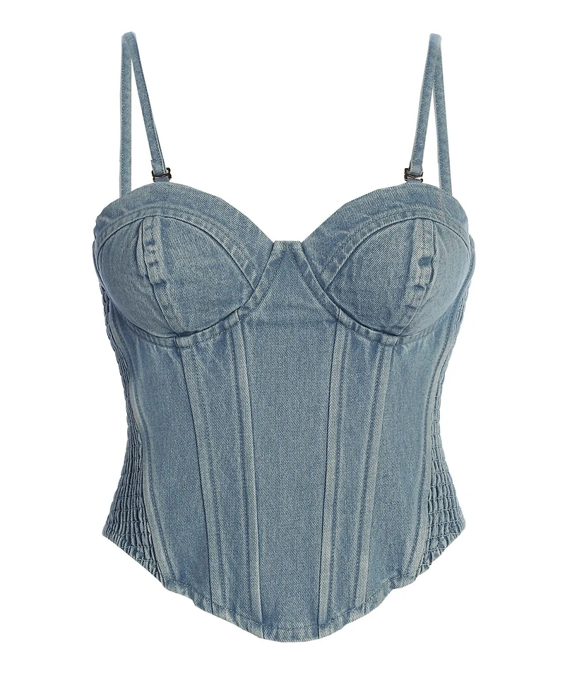 Denim Marsella Sweetheart Corset