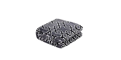 HappyCare Textiles Grey Ultra-soft Blanket, 50x70 inches