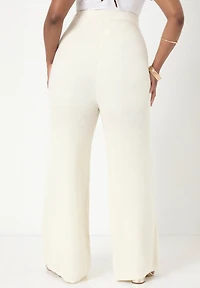 June + Vie Women's Knitted Sweater Pants