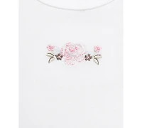 Little Me Baby Girls Cotton Vintage Rose Gift Box, 6 Piece Set