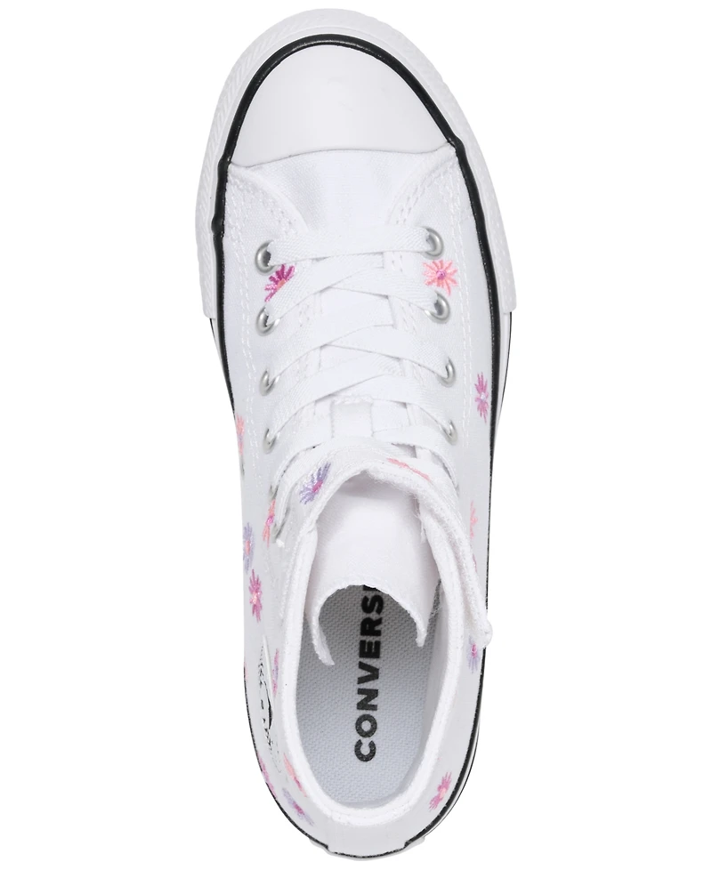 Converse Little Girls Chuck Taylor All Star Florals High Top Casual Sneakers from Finish Line
