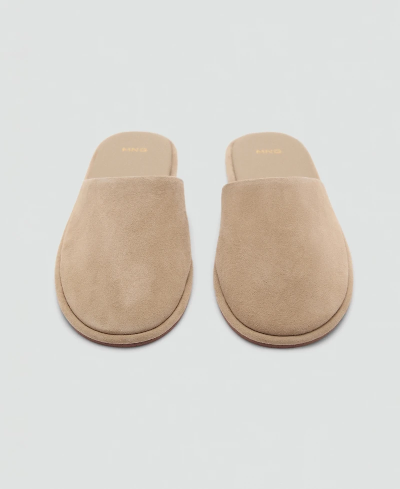 Mango Women's Suede Sling Back Shoes