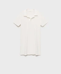 Mango Women's Terry Cotton Nightgown Dress