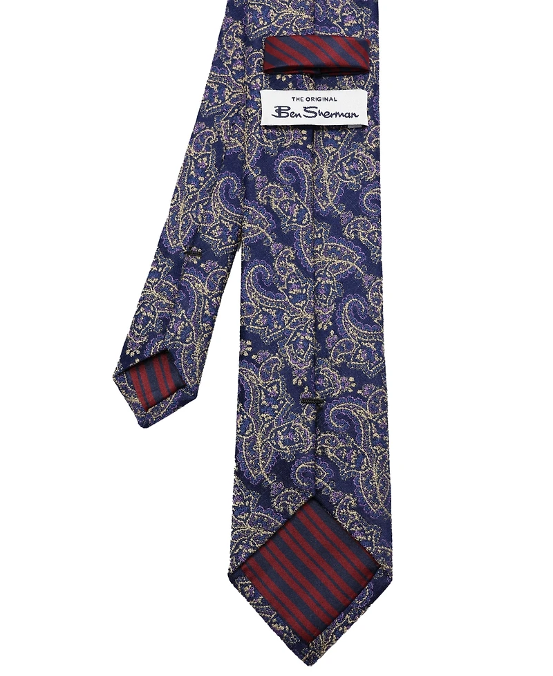 Ben Sherman Men's Paisley Silk-Blend Tie
