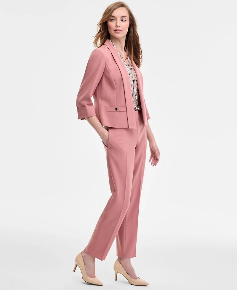 Kasper Women's Stretch Crepe Slim Leg Pant