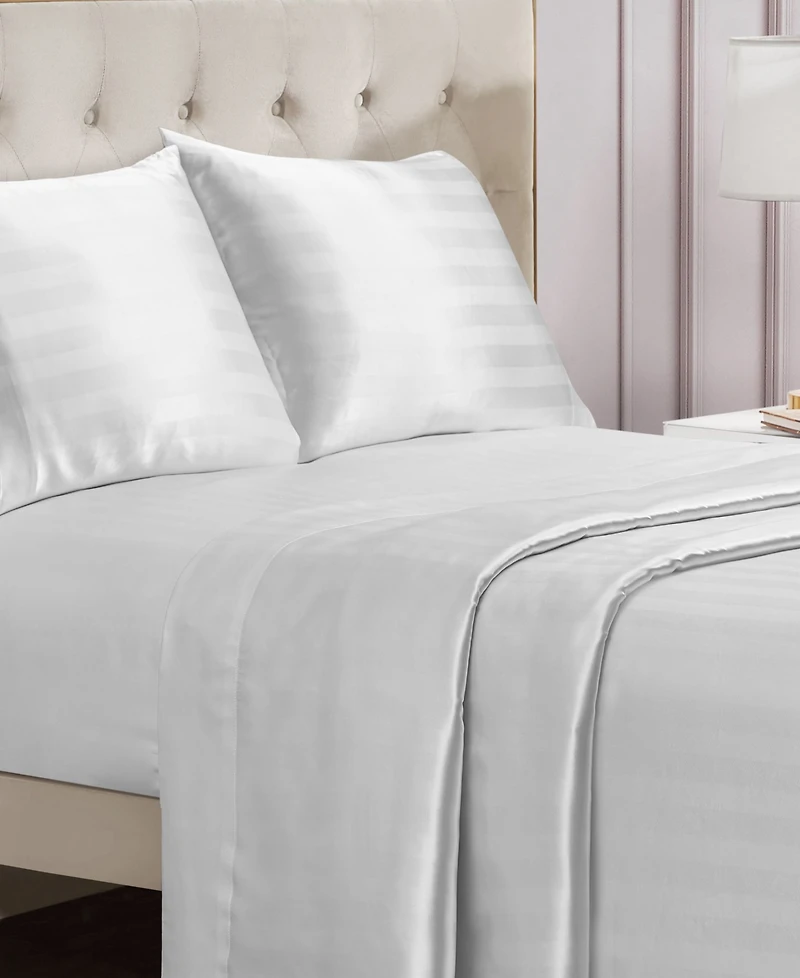 Juicy Couture Satin Damask 4-Pc. Sheet Set, Full
