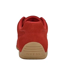 Guess Women's Gabiey Low Profile Suede Lace-Up Sneakers