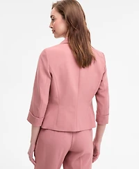 Kasper Women's 3/4-Sleeve Shawl-Collar Blazer, Regular & Petite