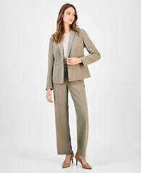 Kasper Women's One Button Notched Collar Blazer