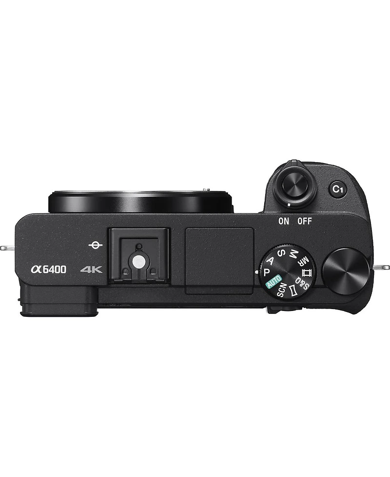 Sony Alpha a6400 Aps-c Mirrorless Interchangeable-Lens Camera with 16-50mm M2 Lens