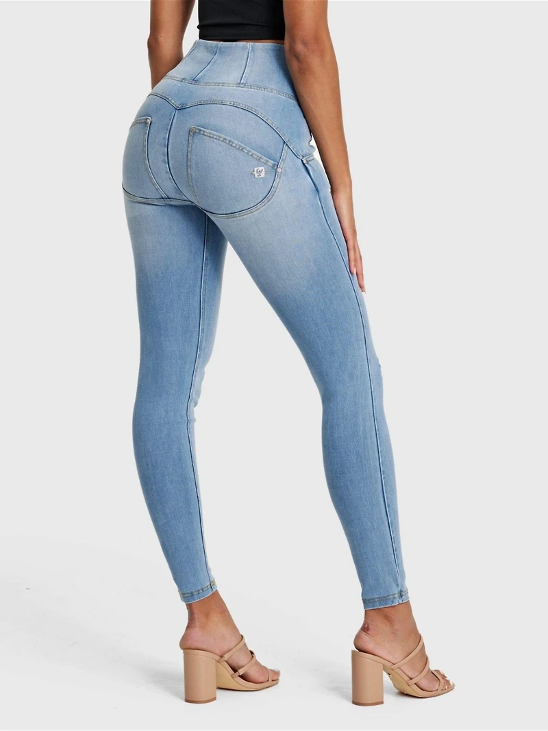 Freddy Women's Distressed High-Rise Sculpting Skinny Jeans