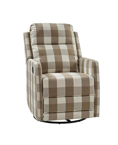 Coral Modern Ergonomic Swivel Rocker Manual Recliner