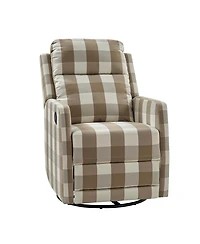 Coral Modern Ergonomic Swivel Rocker Manual Recliner