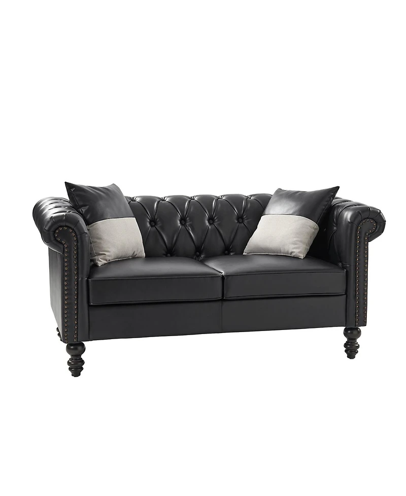 Tecla 3 Piece Living Room Set with Two-tone Throw Pillows
