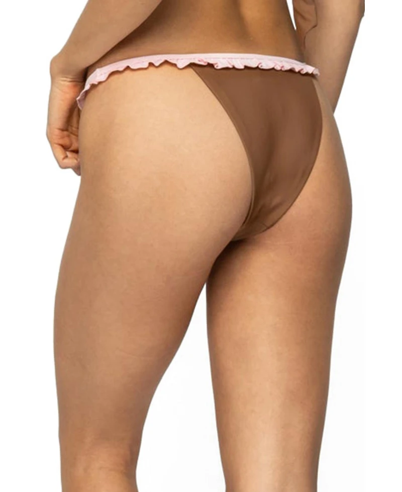 Edikted Women's Kellie Ruffled Bikini Bottom