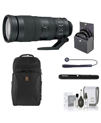 Nikon 200-500mm f/5.6E Ed Af-s Nikkor Vr Lens, Bundle with Slinger Camera Backpack, ProOptic 95mm Filter Kit, Lens Cleaner, Cleaning Kit, Lens Cap Tet