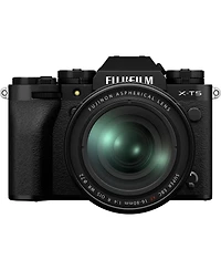 Fujifilm X-T5 Mirrorless Camera, Black with Xf 16-80mm f/4.0 R Ois Wr Lens, 128GB Sd Card, Shoulder Bag, Extra Battery, Charger, 72mm Filter Kit, Scre