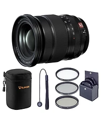 Fujifilm Xf 16-55mm f/2.8 R Lm Wr Ii Lens Bundle 72mm Digital Essentials Filter Kit + Slinger Soft Lens Case + Lens Cap Tether