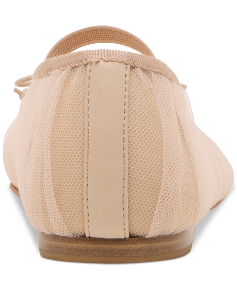 Dolce Vita Women's Raeven Mesh Mary Jane Bow Ballet Flats