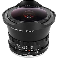 TTArtisan 7.5mm f/2 Fisheye Lens for Canon Rf, Black